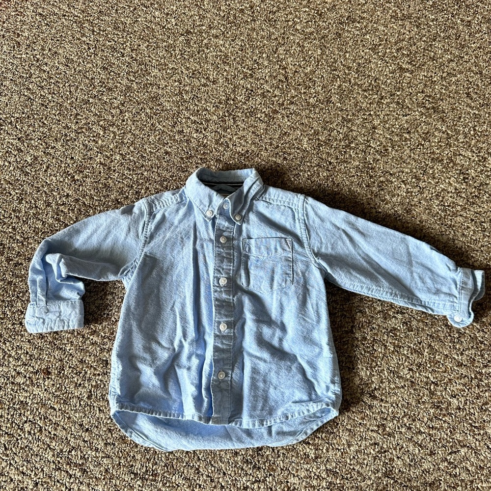 Children’s place blue long sleeve button down 2T